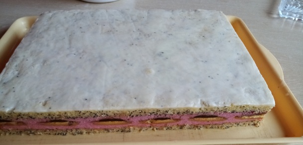 Makovo-čučoriedkové rezy so želé piškótami (fotorecept) - obrázok 8