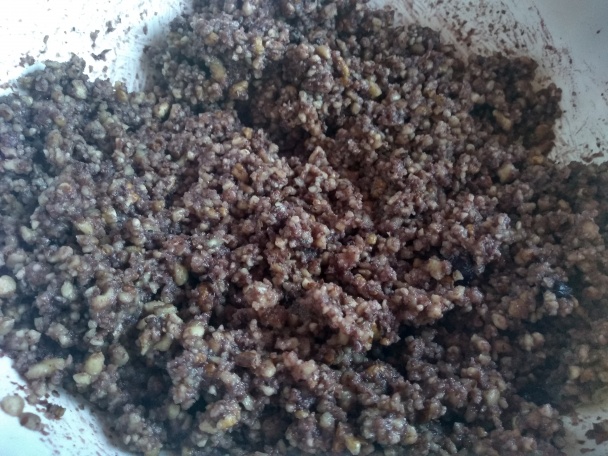 Kakaové rezy s čučoriedkovým likérom a lekvárom (fotorecept) - obrázok 4