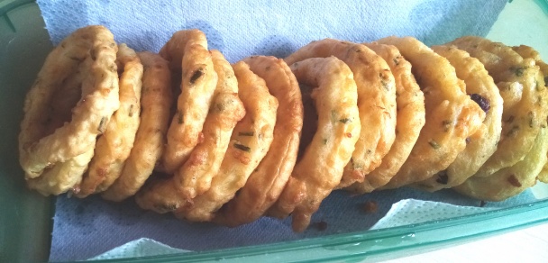 Tekvicové krúžky v smotanovo-pažítkovom cestíčku (fotorecept) - obrázok 5