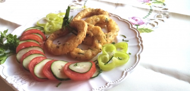 Tekvicové krúžky v smotanovo-pažítkovom cestíčku (fotorecept) - obrázok 6