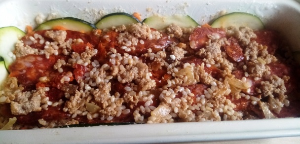 Zapekaná cuketa s mäsom a mrkvou (fotorecept) - obrázok 11