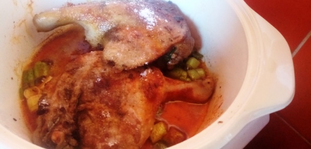 Pečené husacie stehná s lokšami a červenou kapustou (fotorecept) - obrázok 5