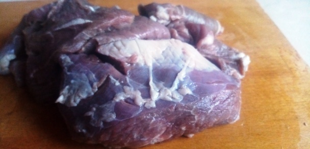 Hovädzie kocky v červenej kapuste (fotorecept) - obrázok 1