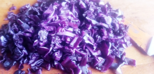 Hovädzie kocky v červenej kapuste (fotorecept) - obrázok 6