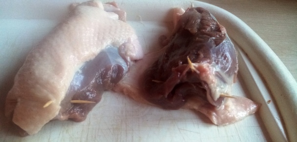 Pražskou šunkou plnené kačacie prsia na tokajskom víne (fotorecept) - obrázok 3