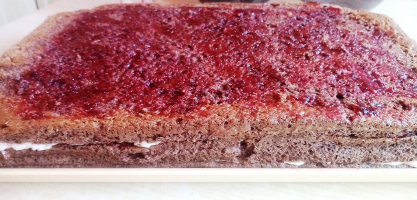 Kakaovo-orechové rezy s rumom (fotorecept) - obrázok 10