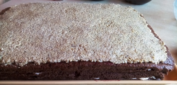 Kakaovo-orechové rezy s rumom (fotorecept) - obrázok 11