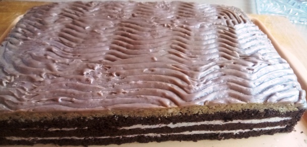 Kakaovo-orechové rezy s rumom (fotorecept) - obrázok 12