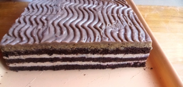 Kakaovo-orechové rezy s rumom (fotorecept) - obrázok 13