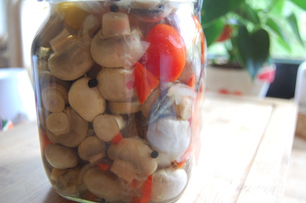 Hríby marinované - Grzyby marynowane - obrázok 3