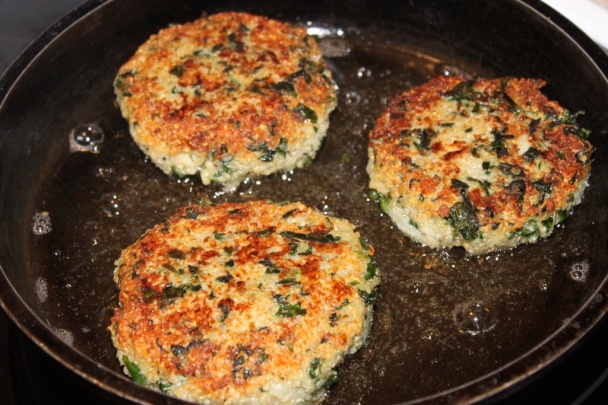 Quinoa fašírka so špenátom - obrázok 8