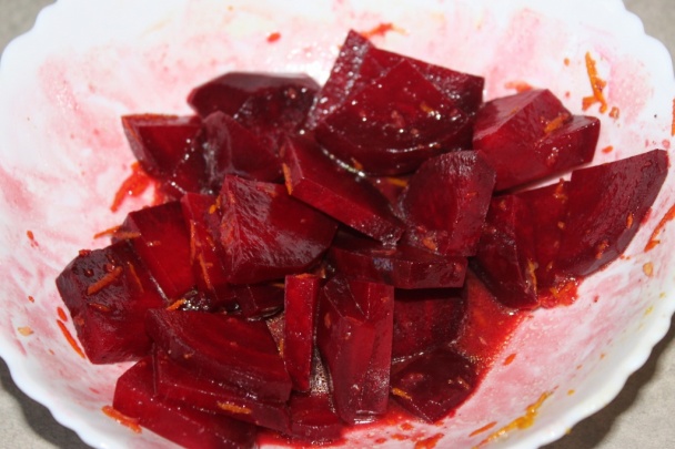 Cvikla s pomarančom a rukolou - obrázok 5