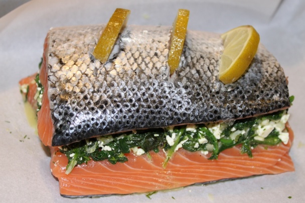 Plnený losos s kôprovou omáčkou (fotorecept) - obrázok 5