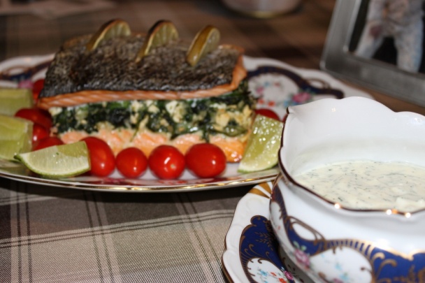 Plnený losos s kôprovou omáčkou (fotorecept) - obrázok 6