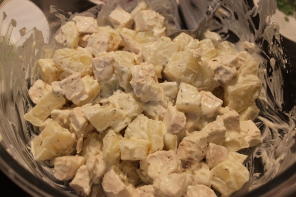 Kuracina so zemiakovým šalátom - obrázok 3