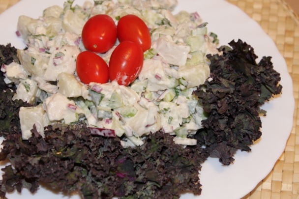 Kuracina so zemiakovým šalátom - obrázok 5