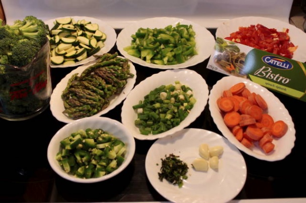 Obed na zeleno - obrázok 1