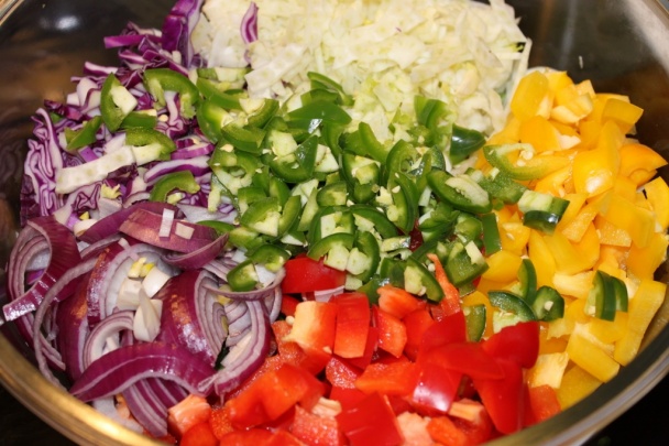 Rímsky šalát s feniklom a jogurtovým dressingom (fotorecept) - obrázok 2