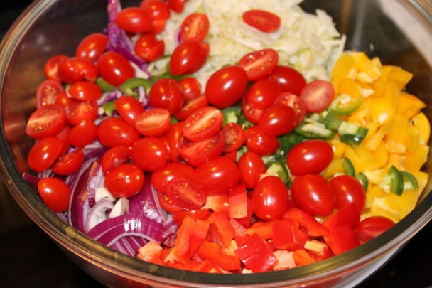 Rímsky šalát s feniklom a jogurtovým dressingom (fotorecept) - obrázok 3