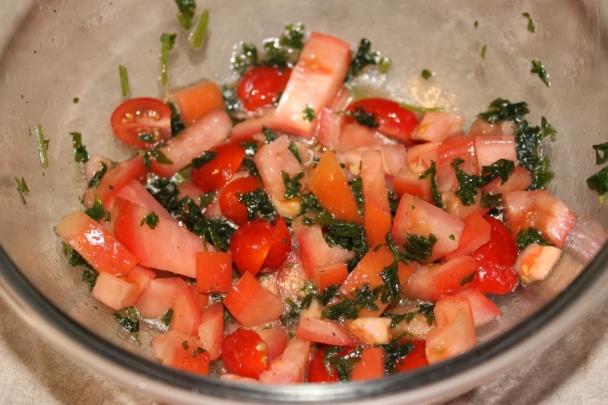 Divá ryža so špenátom, olivovou salsou a rybou (fotorecept) - obrázok 1