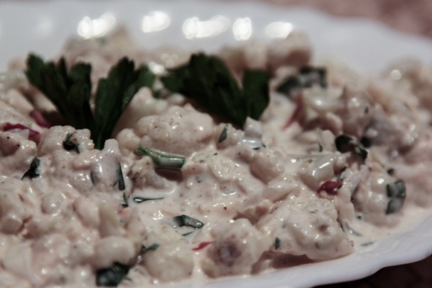 Šalát z karfiolu a goudy (fotorecept) - obrázok 6