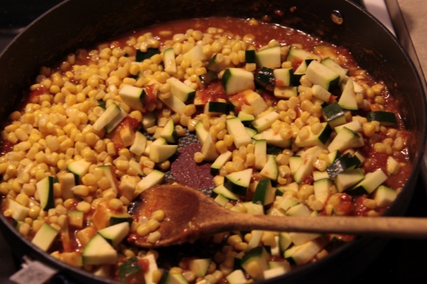 Opražený losos na zelenine a so špenátovou zemiakovou kašou (fotorecept) - obrázok 6