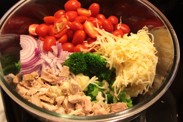 Brokolicovo-karfiolový šalát - obrázok 2