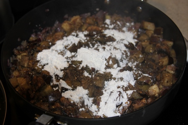 Baklažánovo-hubový stroganov (fotorecept) - obrázok 4