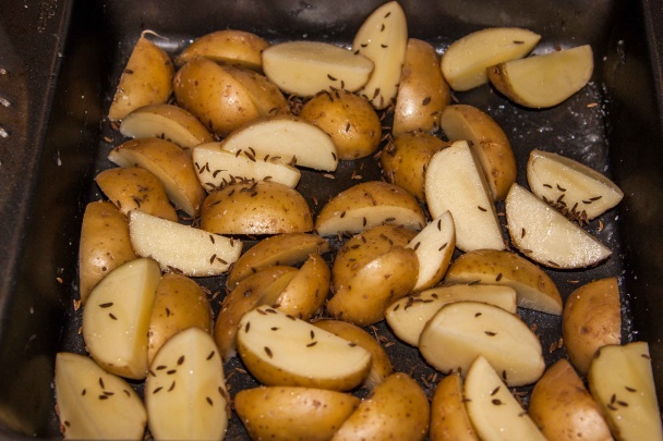 Šošovica s pečenou tekvicou a zemiakmi (fotorecept) - obrázok 1