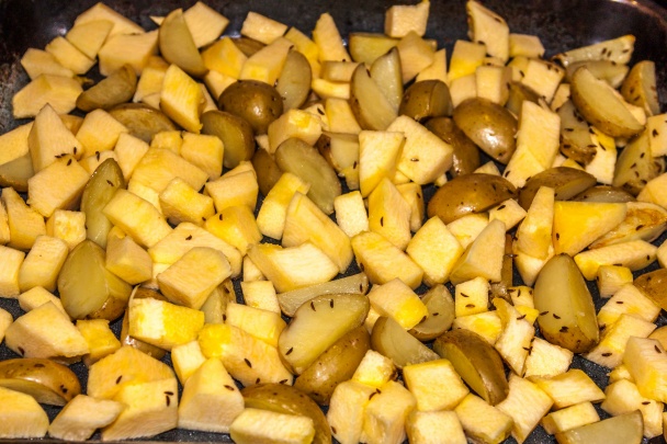 Šošovica s pečenou tekvicou a zemiakmi (fotorecept) - obrázok 2