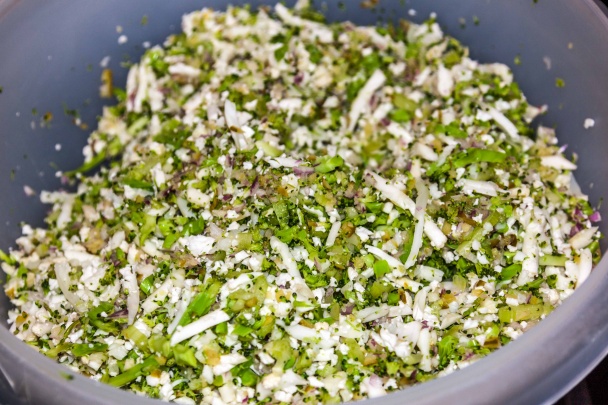 Karfiolovo-brokolicový šalát na spôsob zemiakového šalátu (fotorecept) - obrázok 2