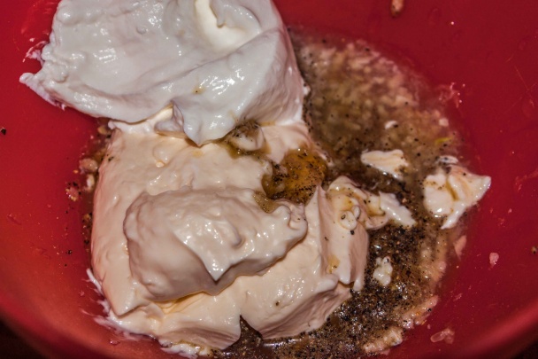 Karfiolovo-brokolicový šalát na spôsob zemiakového šalátu (fotorecept) - obrázok 3