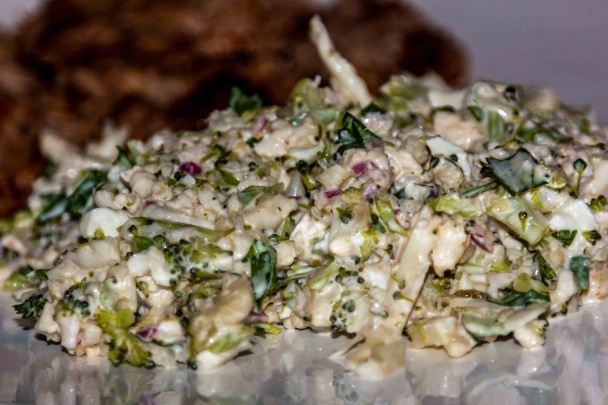 Karfiolovo-brokolicový šalát na spôsob zemiakového šalátu (fotorecept) - obrázok 5