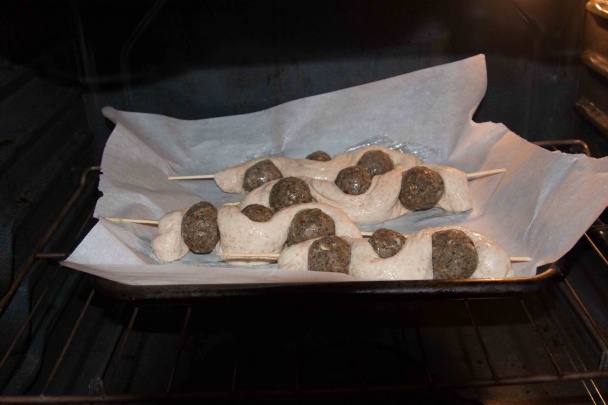 Mäsové guľky v bagetách (fotorecept) - obrázok 5