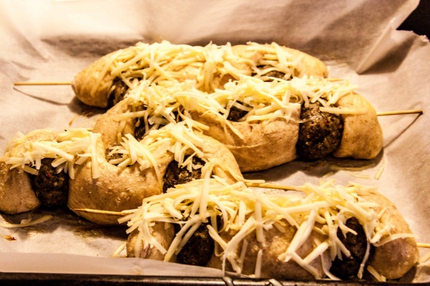 Mäsové guľky v bagetách (fotorecept) - obrázok 6