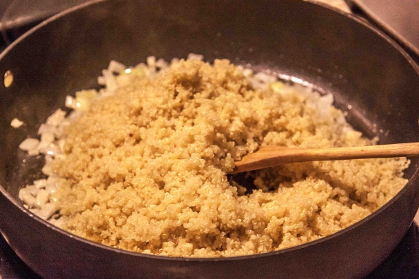 Quinoa s tekvicou a listami kelu (fotorecept) - obrázok 4