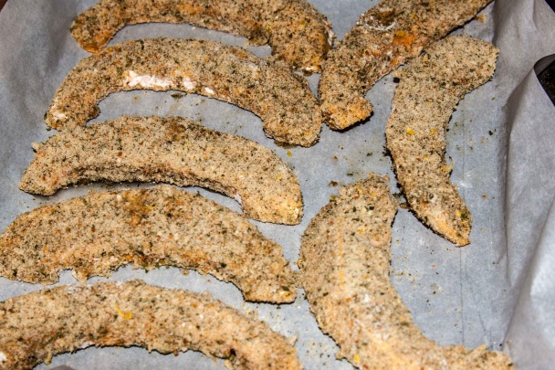 Vyprážaná tekvica s tahini dipom (fotorecept) - obrázok 4