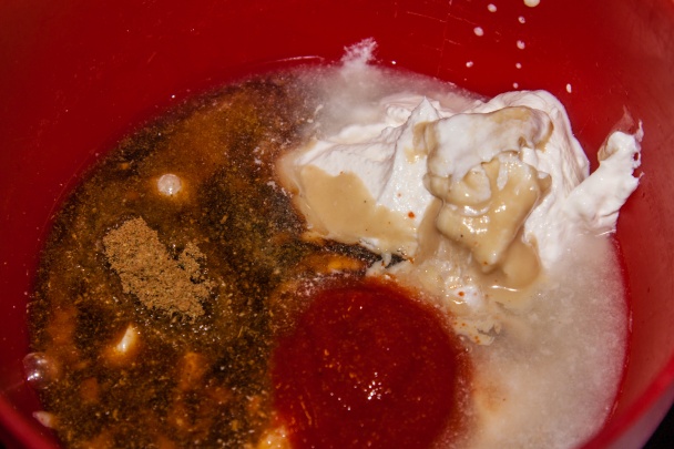 Vyprážaná tekvica s tahini dipom (fotorecept) - obrázok 5