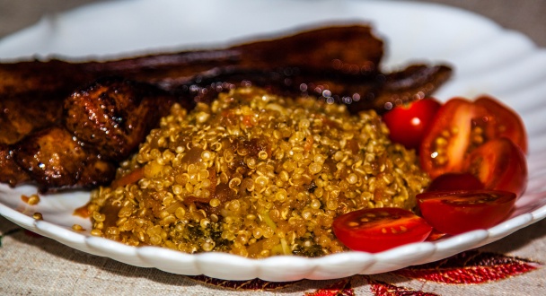 Pomarančová quinoa s brokolicou a mrkvou (fotorecept) - obrázok 5