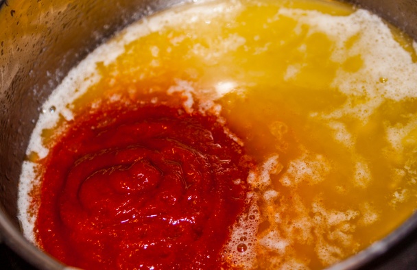 Pikantný karfiol s omáčkou z plesňového syra (fotorecept) - obrázok 2