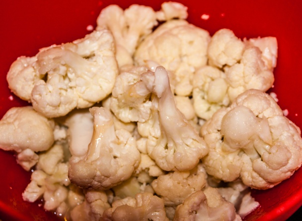 Pikantný karfiol s omáčkou z plesňového syra (fotorecept) - obrázok 4