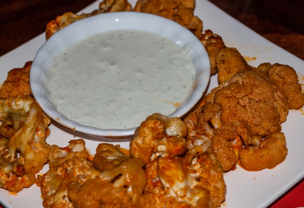 Pikantný karfiol s omáčkou z plesňového syra (fotorecept) - obrázok 7