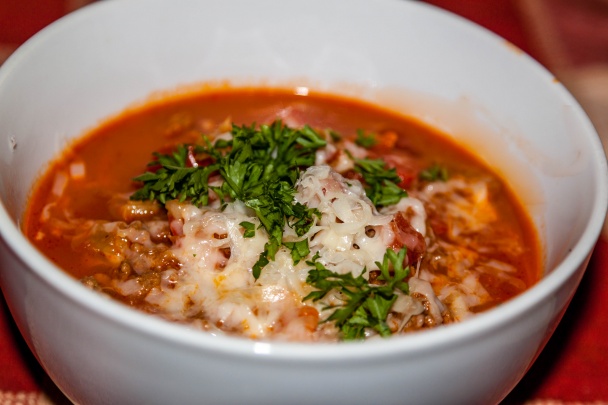 Hamburgerová polievka s jačmeňom (fotorecept) - obrázok 8