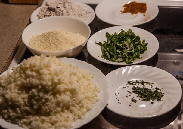 Slaný karfiolový koláč - obrázok 2