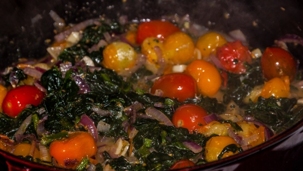 Špagety s kuracím mäsom a špenátom (fotorecept) - obrázok 5