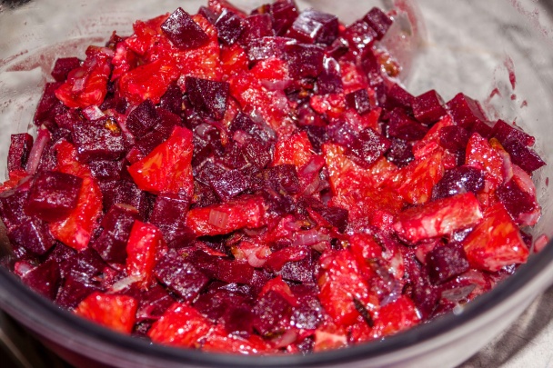 Cviklový šalát s pomarančom (fotorecept) - obrázok 6