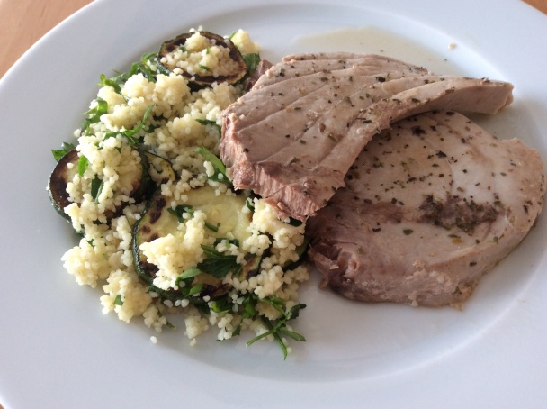 Kuskus šalát s cukinou a fetou (fotorecept) - obrázok 6