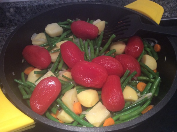 Fasolakia - zelené fazuľky po grécky (fotorecept) - obrázok 3