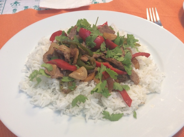 Thajský stir-fry s teľacím mäsom a paprikami (fotorecept) - obrázok 6