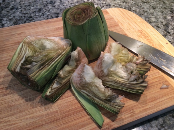 Ryža s artičokmi a treskou (Arros a la cassola amb bacalla) (fotorecept) - obrázok 1